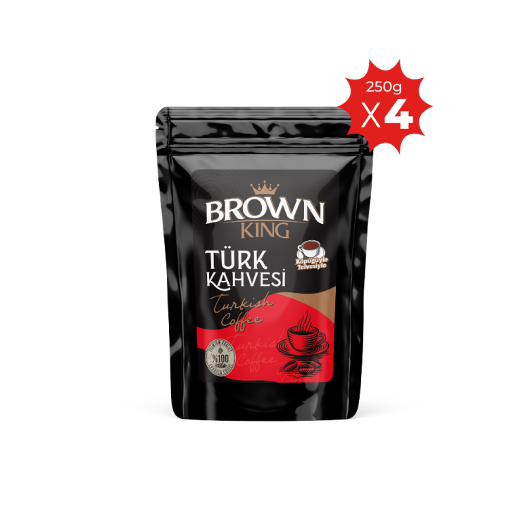 Brown King Türk Kahvesi 250gr*4